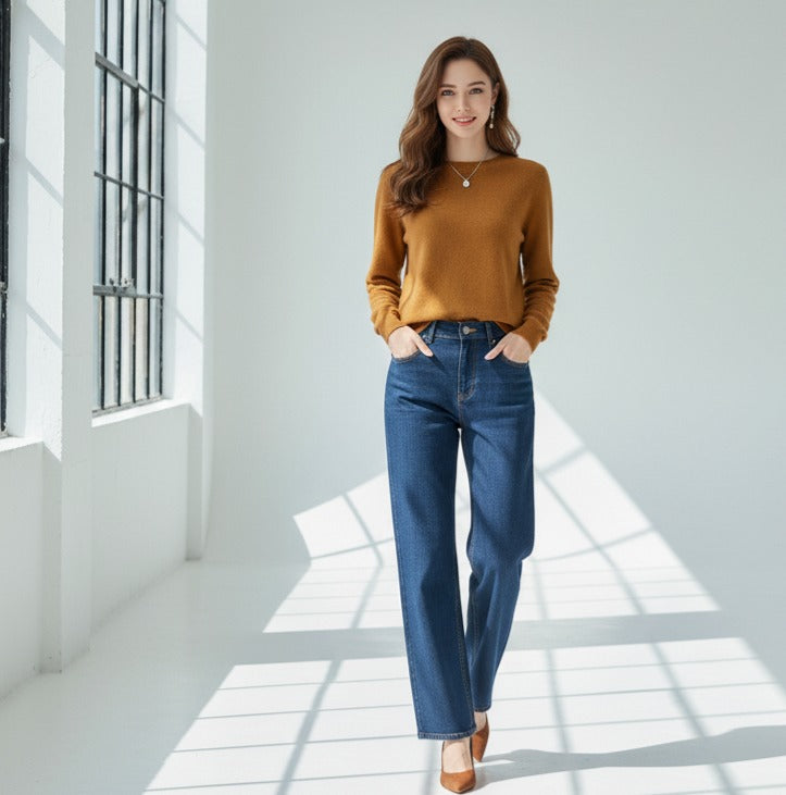 L'ESSENZIALE ®️| Girocollo in Lana Merino