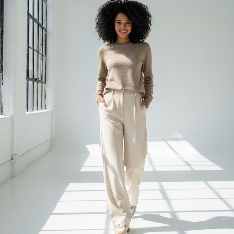 L'ESSENZIALE ®️| Girocollo in Lana Merino