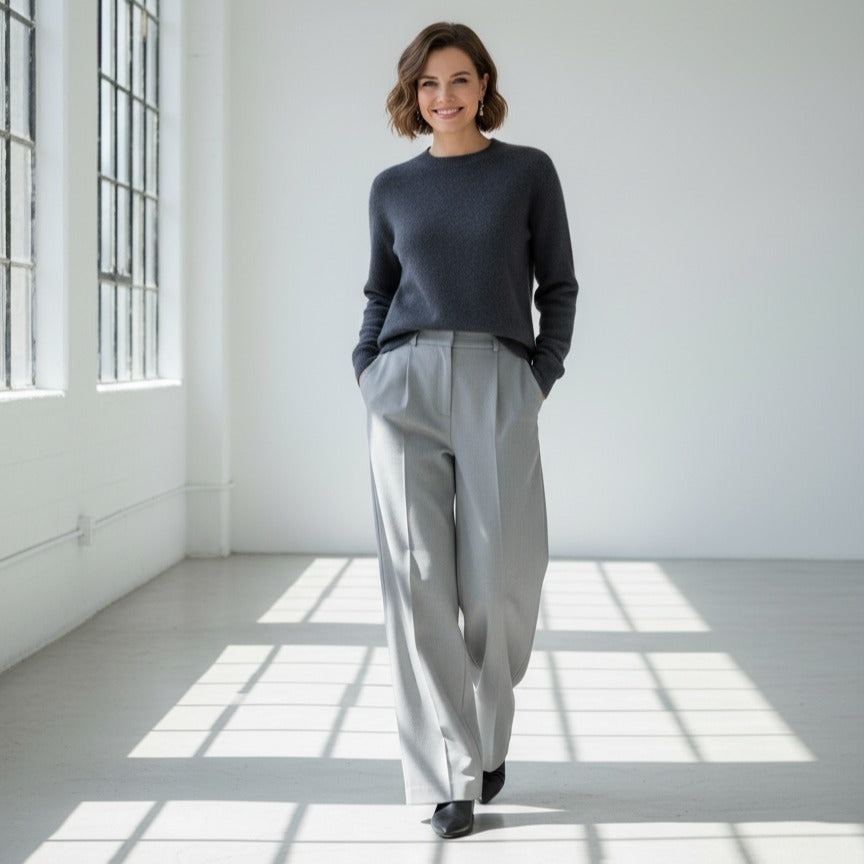 L'ESSENZIALE ®️| Girocollo in Lana Merino