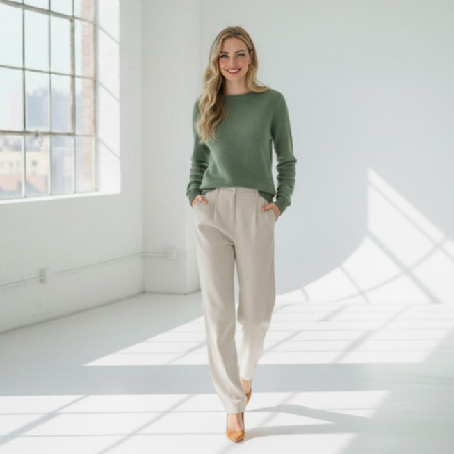 L'ESSENZIALE ®️| Girocollo in Lana Merino