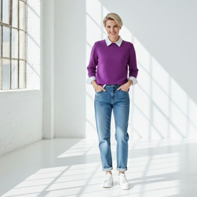 L'ESSENZIALE ®️| Girocollo in Lana Merino